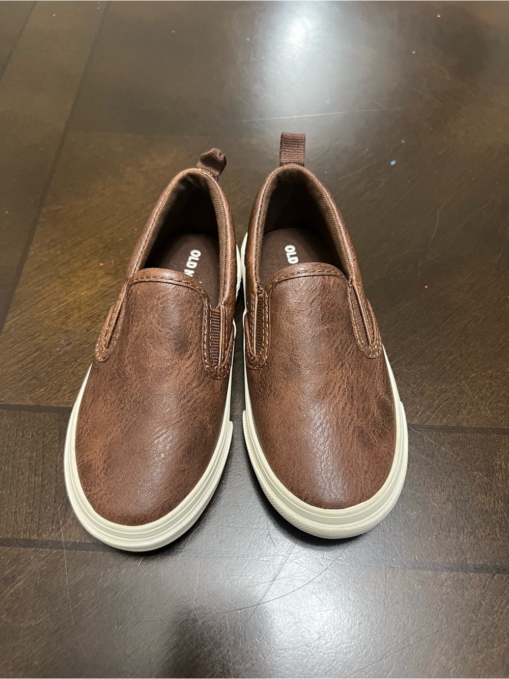 Old Navy Brown Slip-On Casual Sneakers for Kids